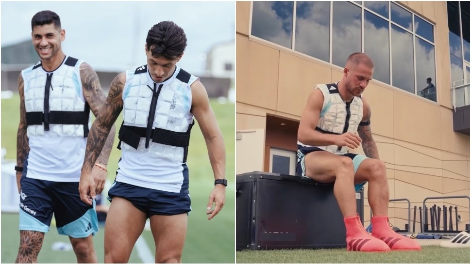 Los chalecos refrigerantes, la nueva herramienta de la Selección para entrenar
