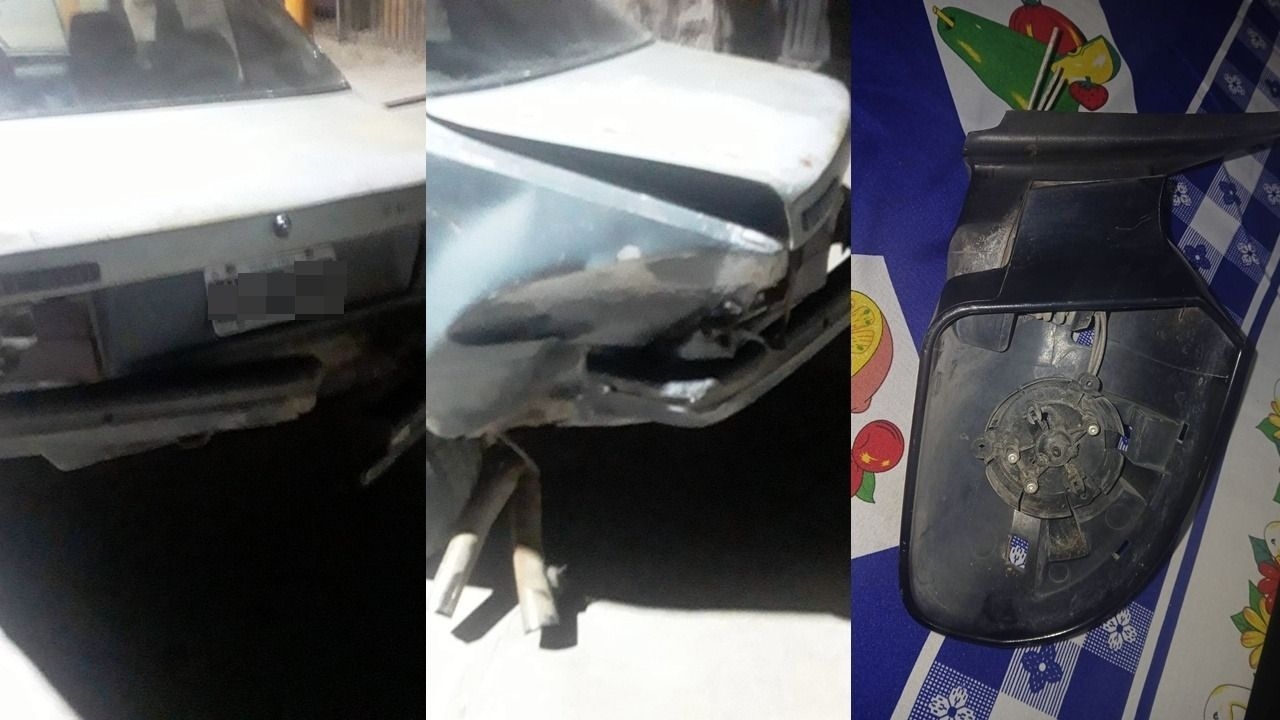 Buscan a un conductor que chocó un auto estacionado en Santa Lucía
