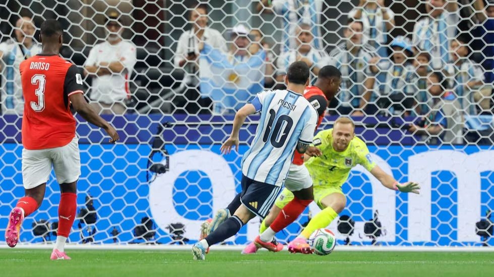 Cómo fue el penal errado de Messi y el gol contra Austria