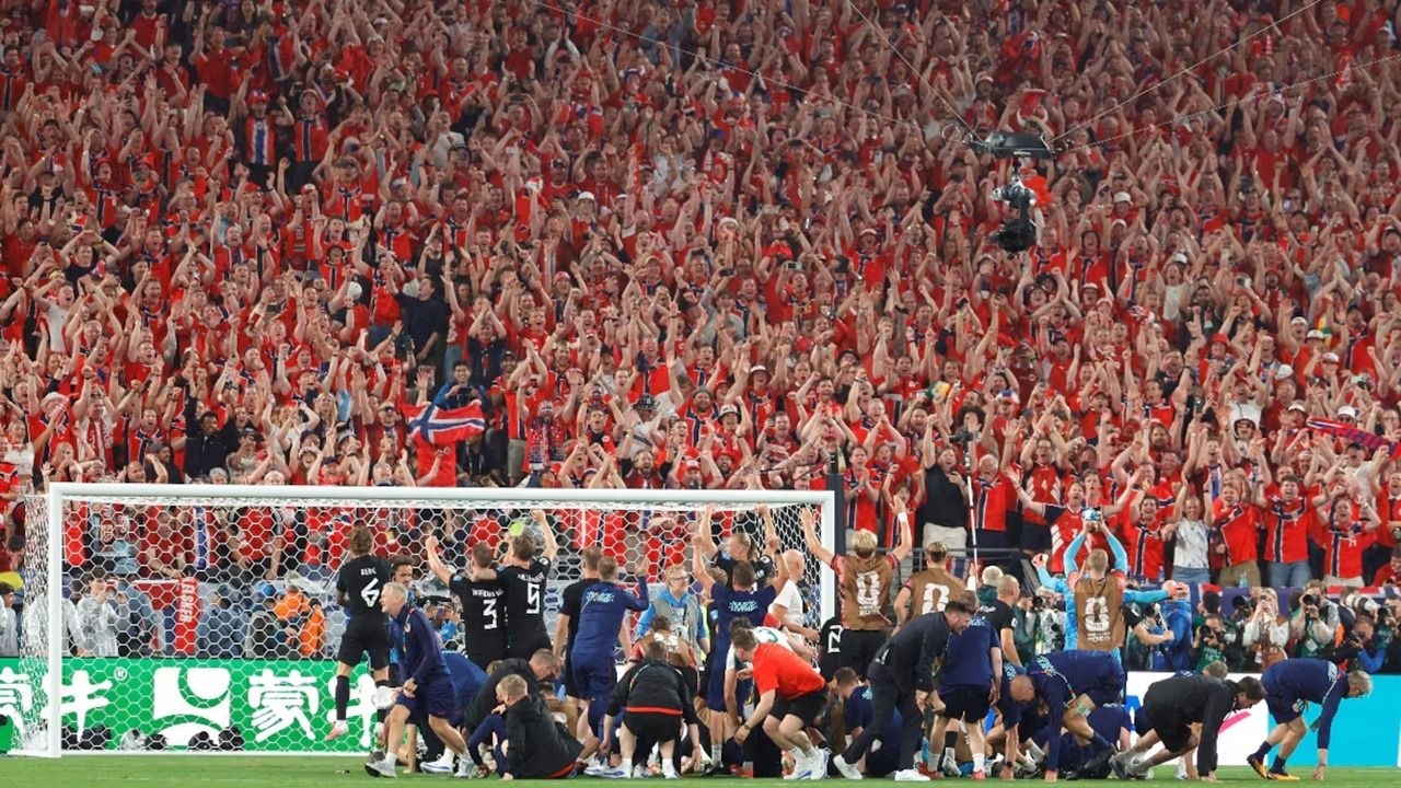 El insólito festejo de Noruega tras clasificar en el Mundial