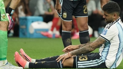 Cuti Romero quedó descartado y preocupa su rodilla derecha