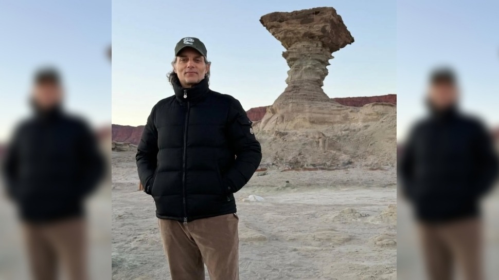 De gira en San Juan, Joaquín Furriel visitó el Valle de la Luna