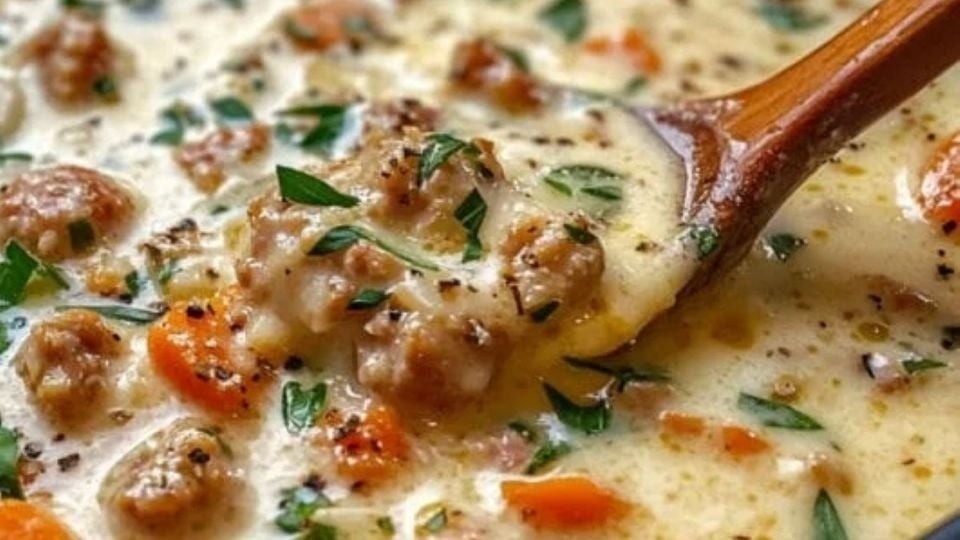 La receta de sopa con salchichas y vegetales para días de frío