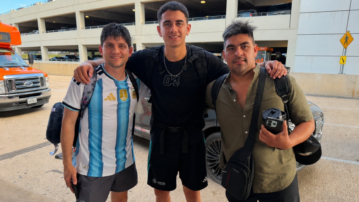 Sanjuaninos llegaron a Dallas sin entradas pero con la ilusión de ver a Argentina