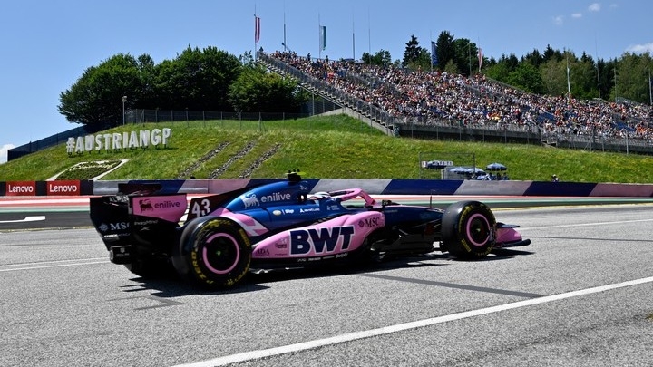 Franco Colapinto fue octavo en el primer entrenamiento del GP de Austria