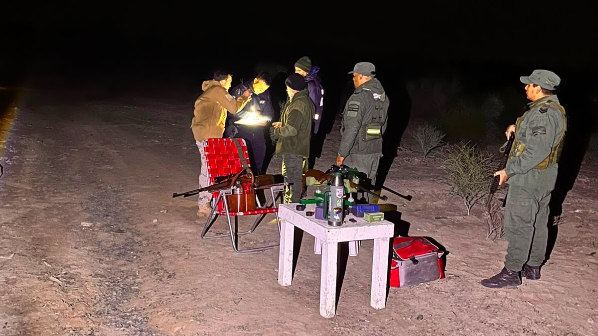 El operativo fue en Ruta Nacional 141, antes del Control Forestal. 
