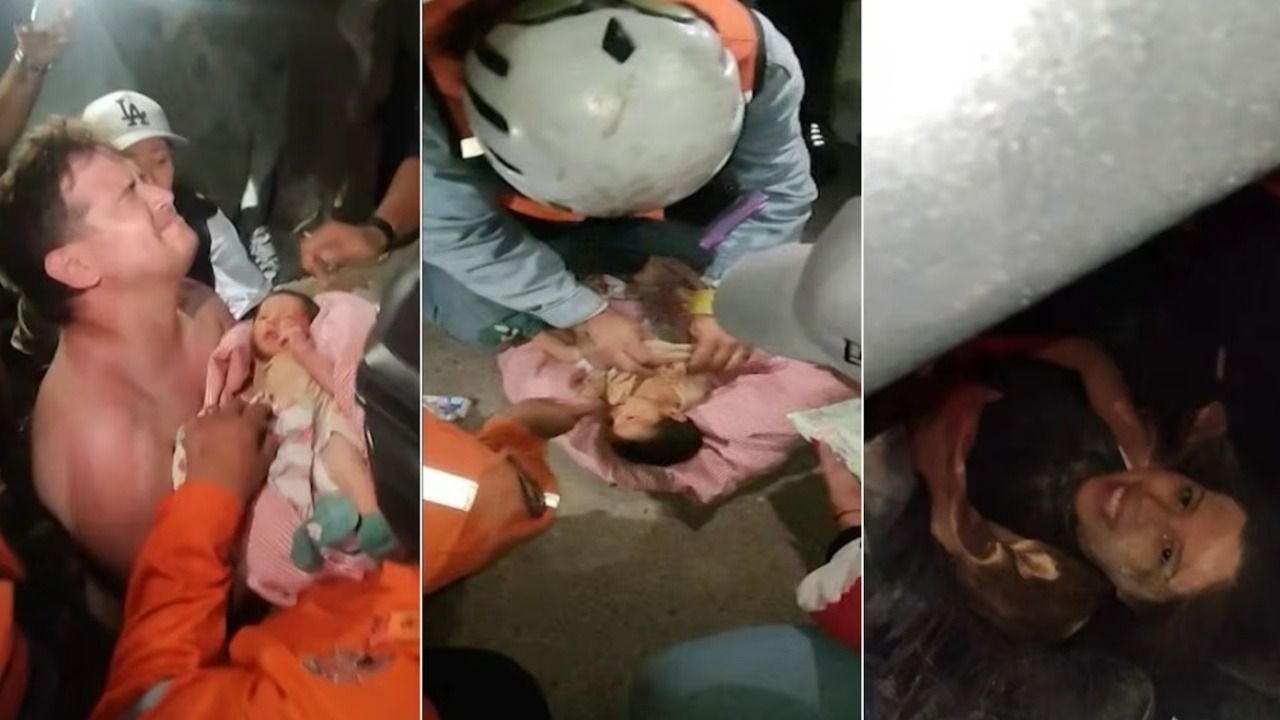 Rescate milagroso en Venezuela: salvaron a un bebé de 18 días entre los escombros