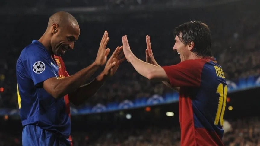 Henry reveló el secreto de Messi para patear tiros libres y hacer los goles