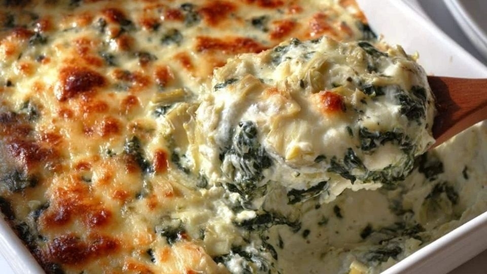Cómo preparar un pastel de polenta gratinado con espinacas y queso
