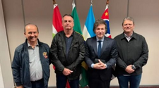 Milei se reunió con Bolsonaro en Brasil y se prepara para dar un discurso en Camboriú