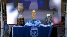 Las copas que ganó la Selección Argentina llegan a San Juan