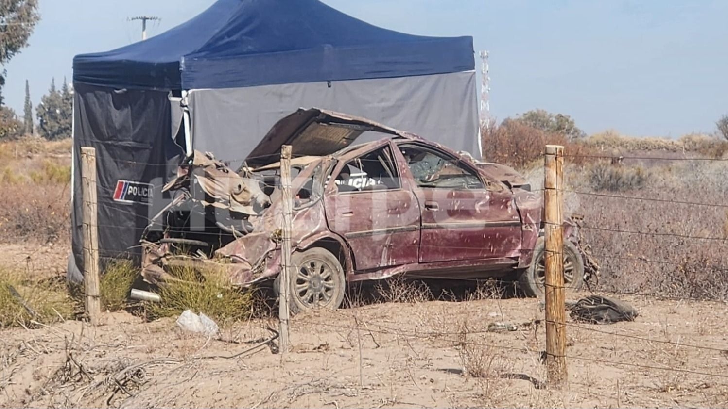 Siniestro en 9 de Julio: identificaron al joven que falleció en el vuelco