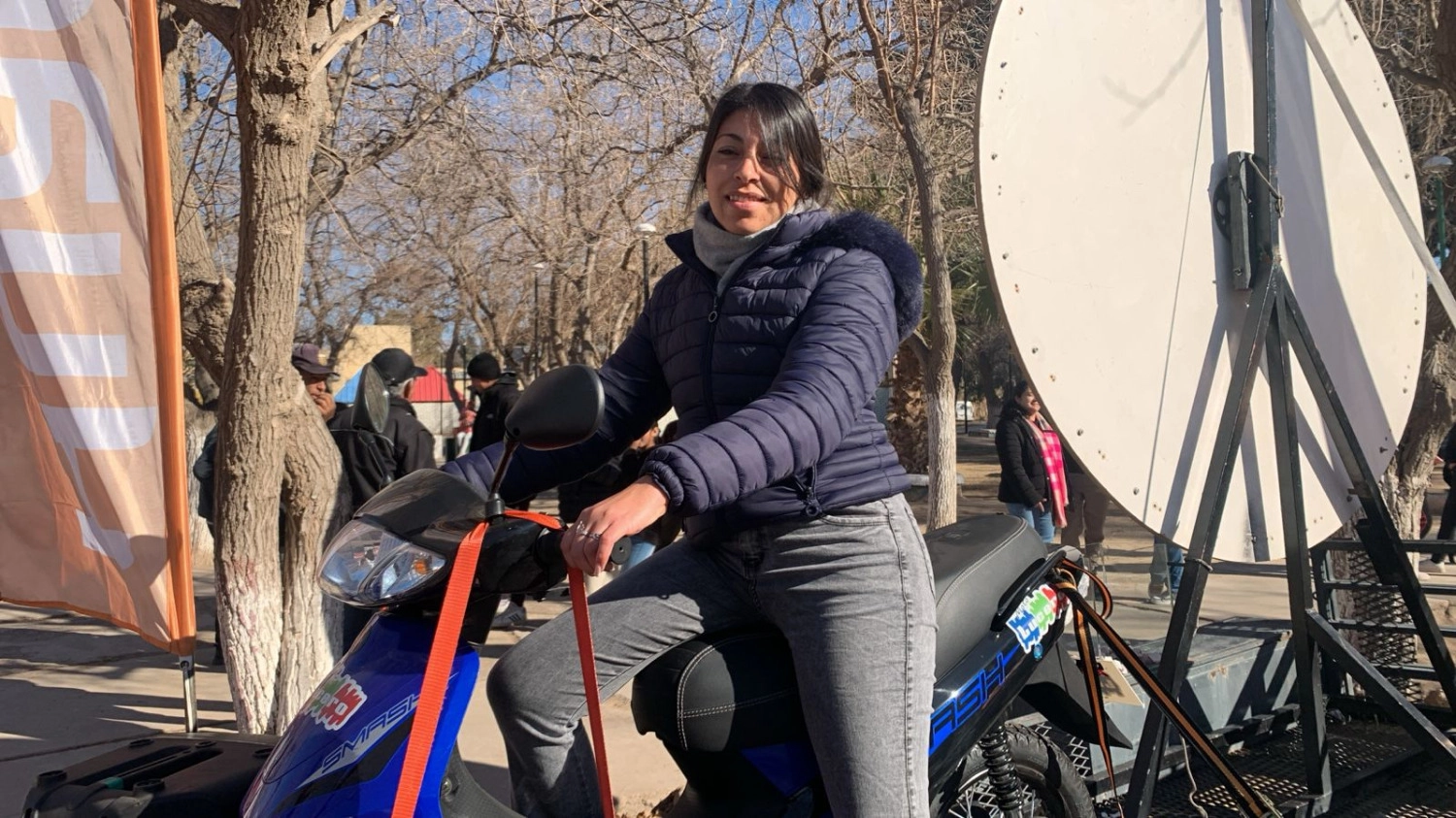 Grupo HUARPE entregó en Ullum la quinta moto por el festejo de los 20 años