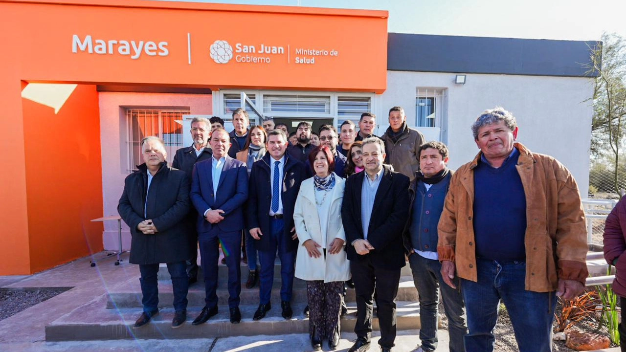 Orrego inauguró el moderno CAPS de Marayes