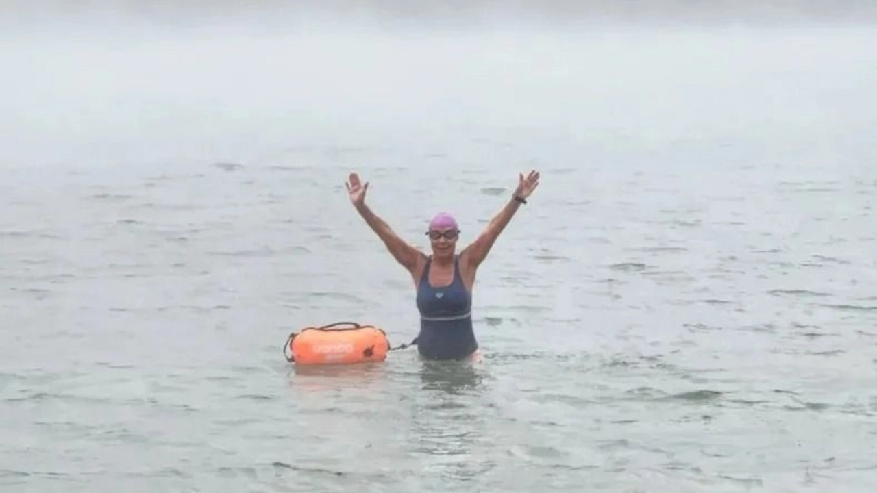 Con 61 años, Beatriz Lund hizo de la natación un estilo de vida 