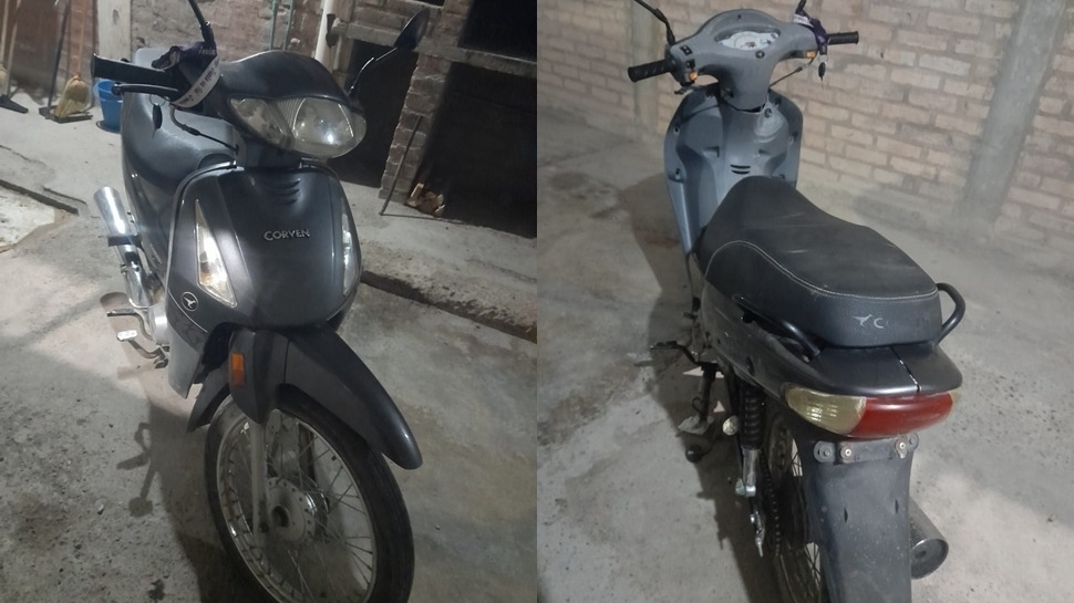 Persecución en Rawson: menores robaron una moto y fueron detenidos