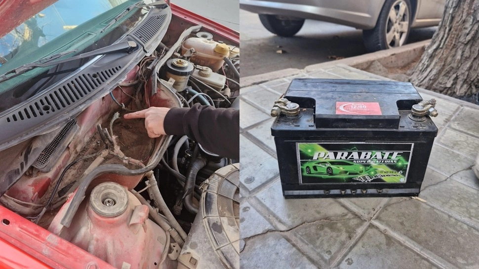 Capital: sorprendieron a dos sujetos robando en un auto estacionado