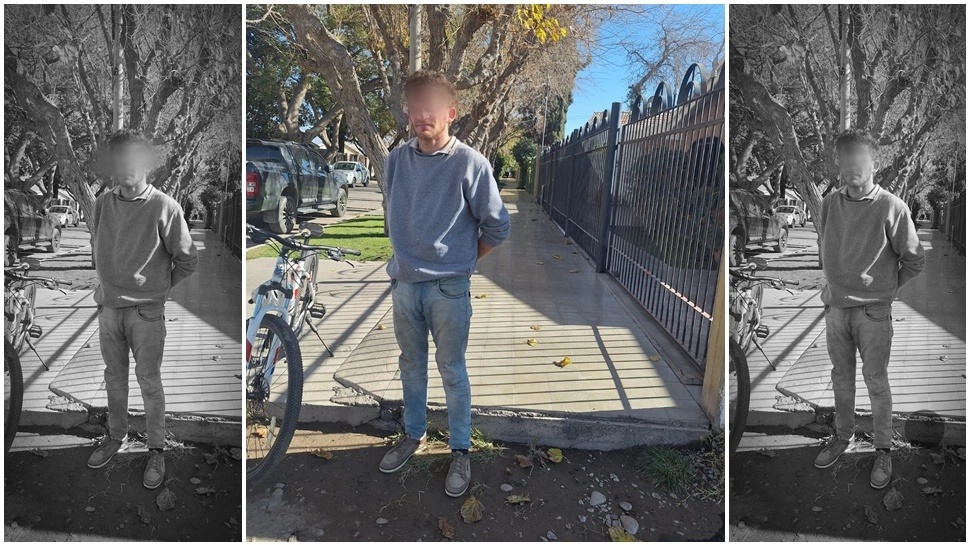 Robó dos puertas de una casa y lo detuvieron 