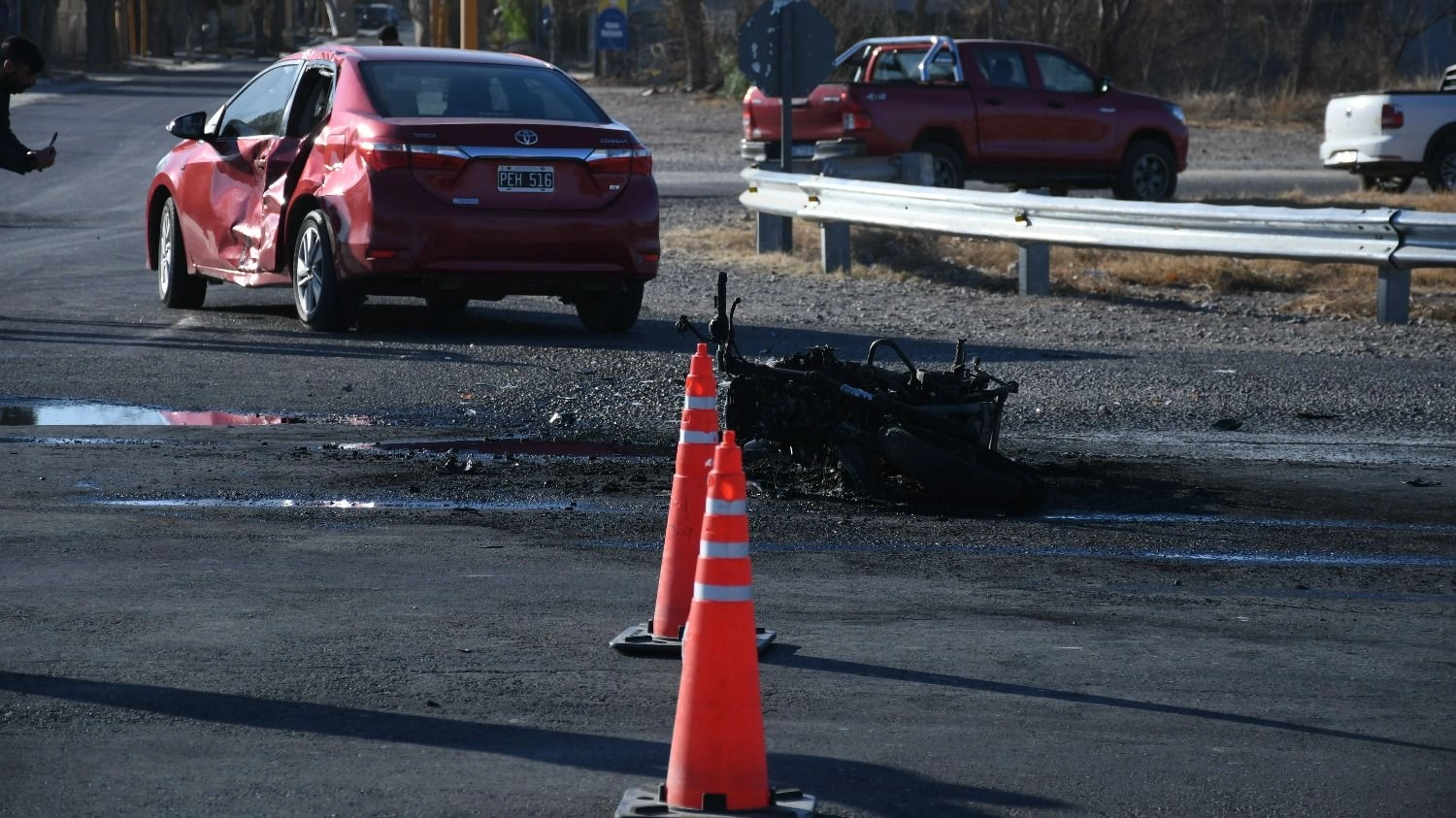 Liberaron a la mujer acusada de matar a un motociclista en Ruta 20