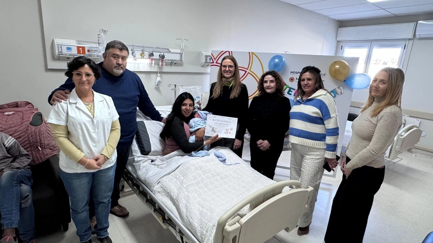 Nació el bebé número 100 en la Nueva Maternidad del Hospital San Roque de Jáchal