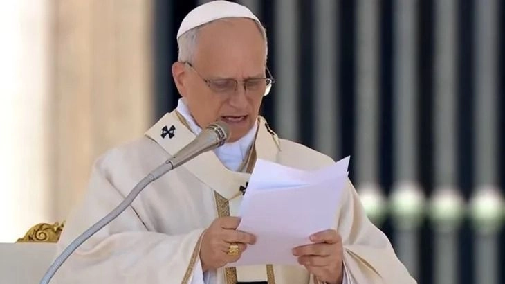 El papa León XIV pidió por el cese de los ataques en Gaza