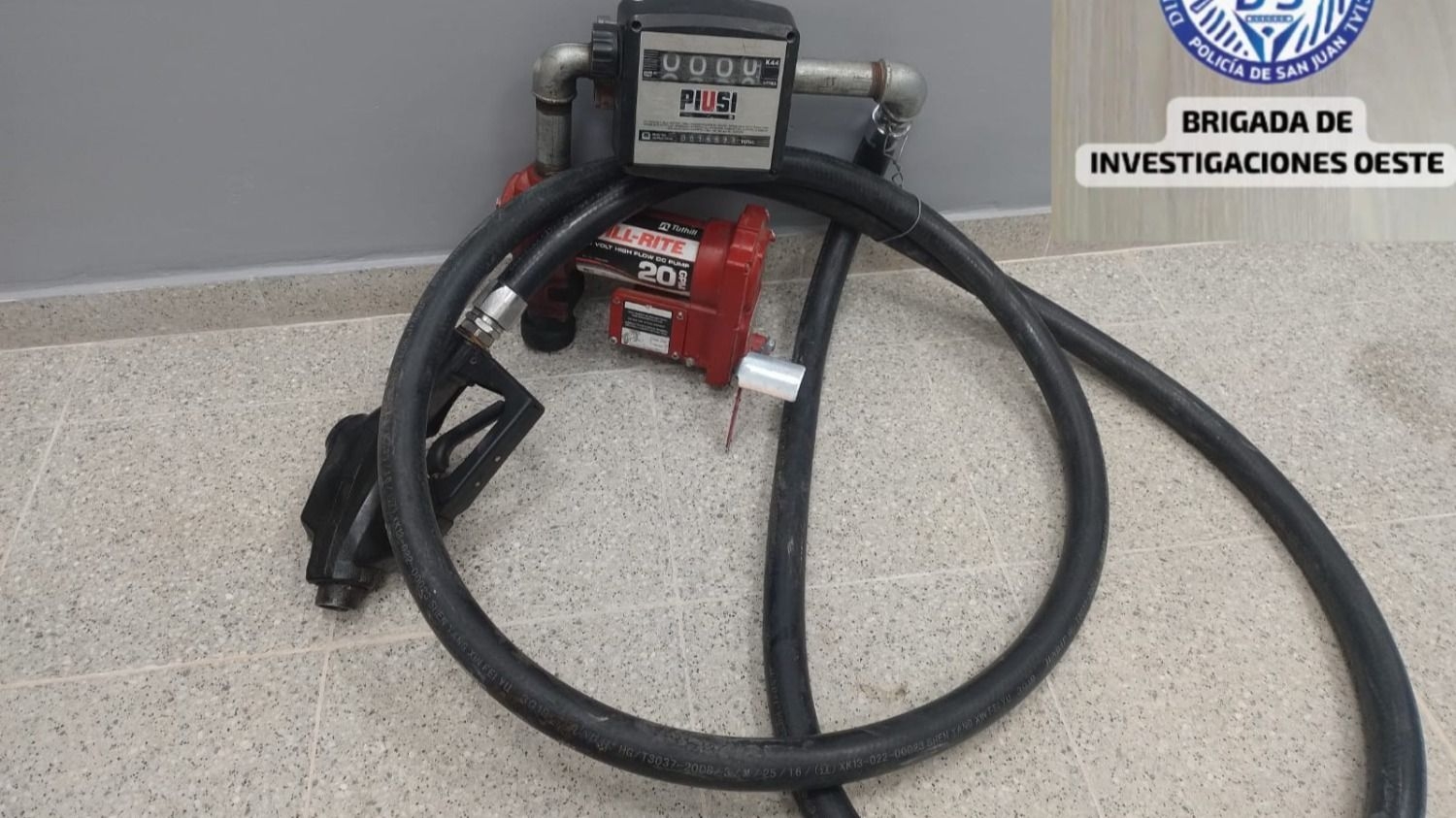 Recuperan equipamiento robado en el Parque Industrial