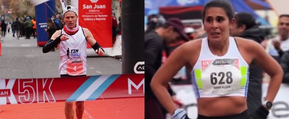 Maratón Internacional de San Juan: Roberto Ruiz y María Alegre, los grandes ganadores