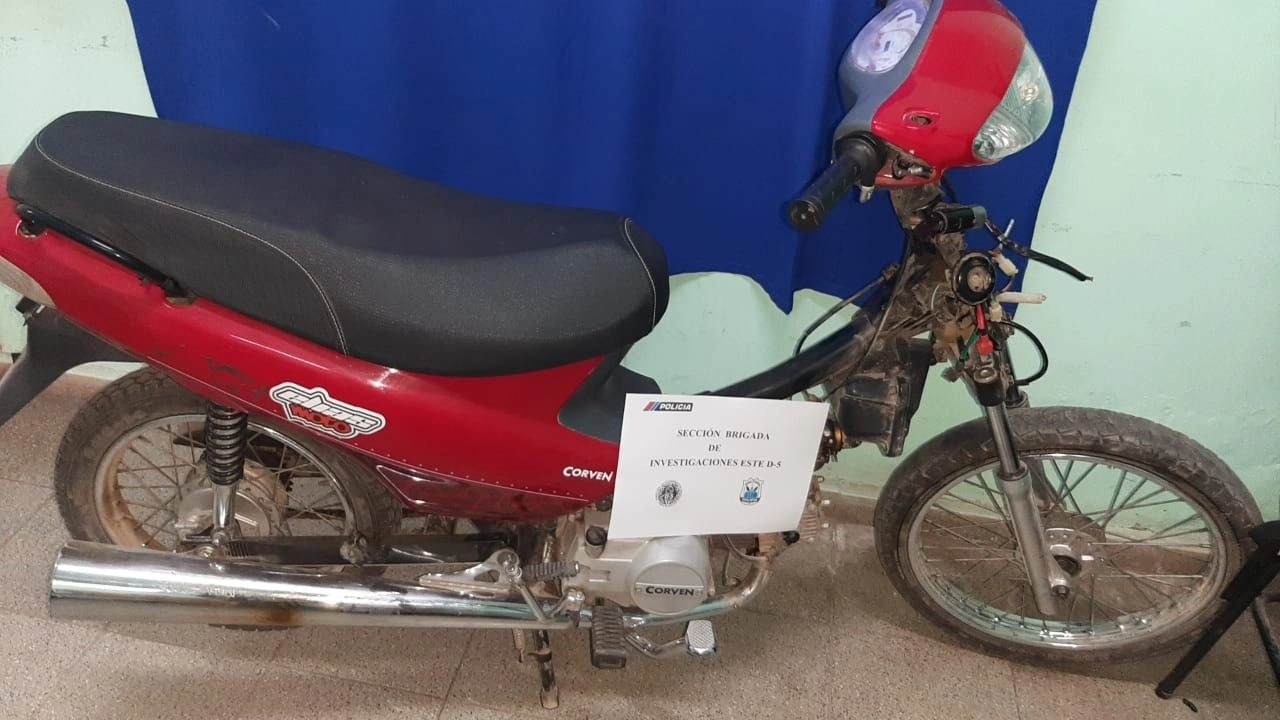 Recuperaron una moto robada en Caucete tras una investigación