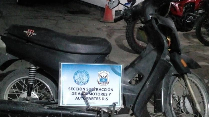 Secuestraron dos motos robadas en Chimbas y Santa Lucía 