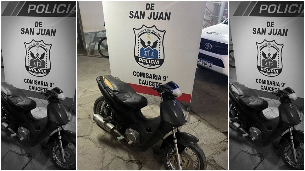 Secuestraron una moto con número de motor adulterado, investigan su procedencia
