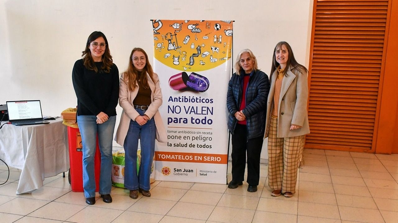 Salud promovió el uso responsable de antibióticos en San Juan