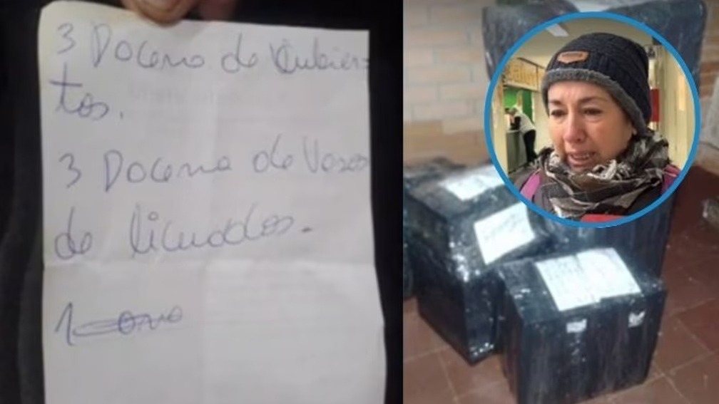 Mandó una encomienda y le robaron todo: "Era para un emprendimiento familiar"