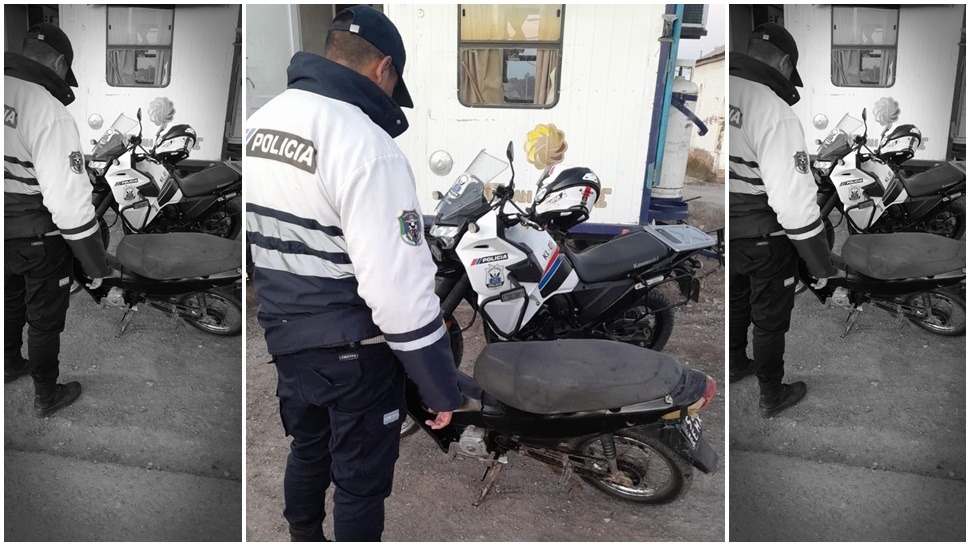 Cayó con una moto cuyo motor pertenecía a otro vehículo robado