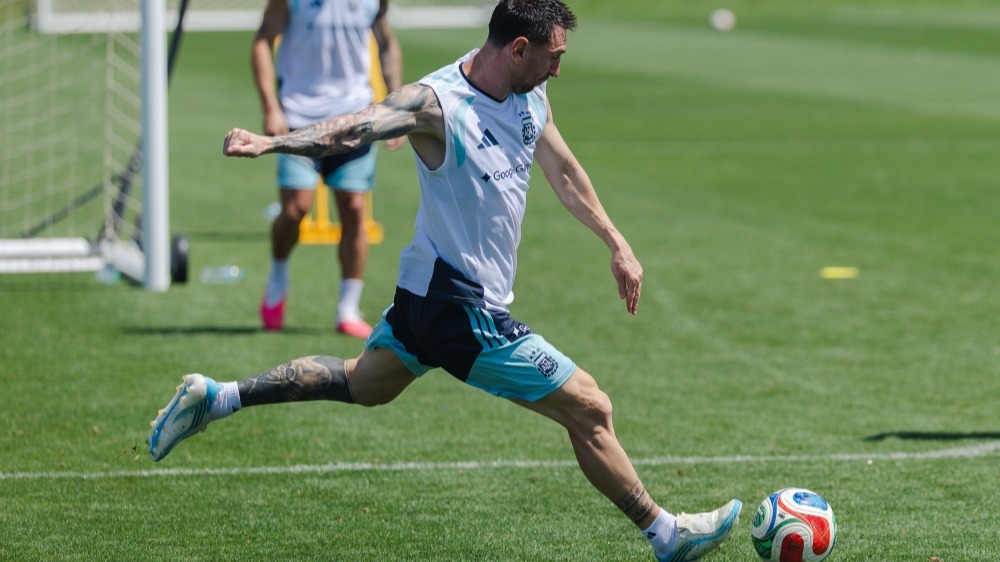 La Selección Argentina entrenó en Kansas y ahora va a Miami por 16avos