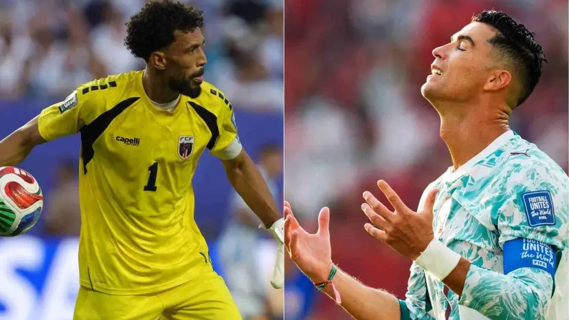 El arquero de Cabo Verde sorprendió al hacer más regates que Cristiano Ronaldo