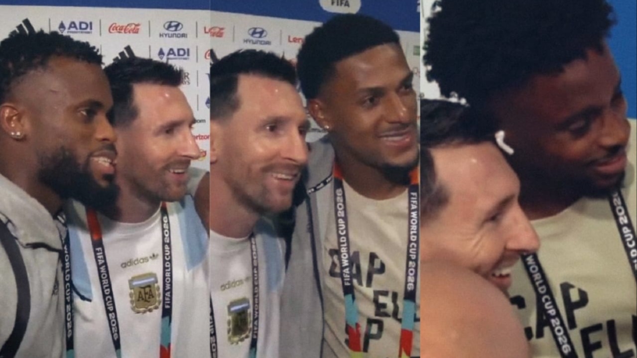 Messi bromeó tras sacarse fotos con jugadores de Cabo Verde y se volvió viral