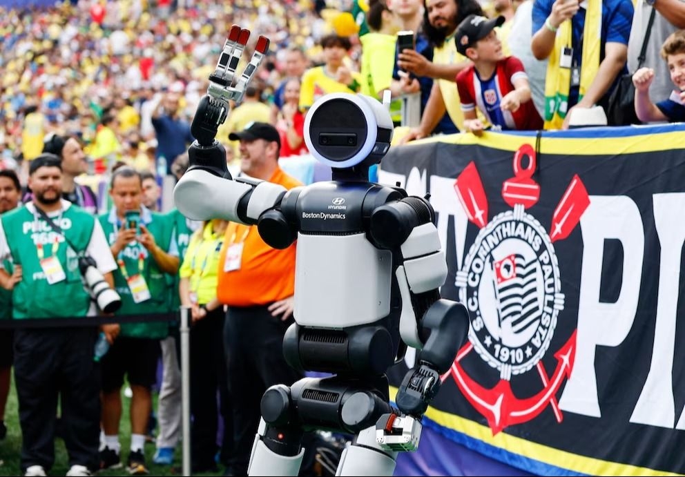 Atlas se robó el show en el entretiempo de Noruega y Brasil