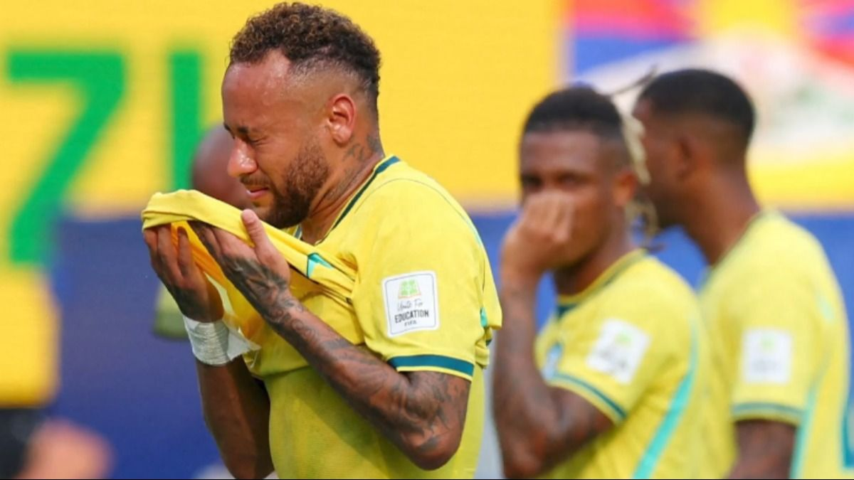 Neymar se despidió de Brasil entre lágrimas: "Lo intenté. Ahora se acabó"