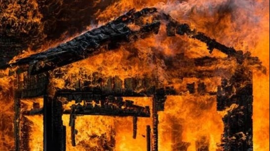 Se prendió fuego la casa de una jubilada por culpa de una estufa a leña
