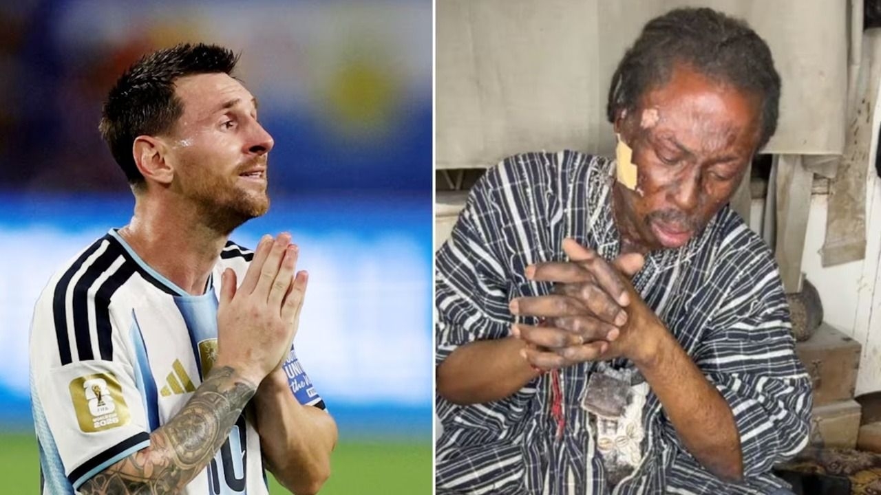 El “brujo” ghanés desmintió haber amenazado a Messi y habló de fake news