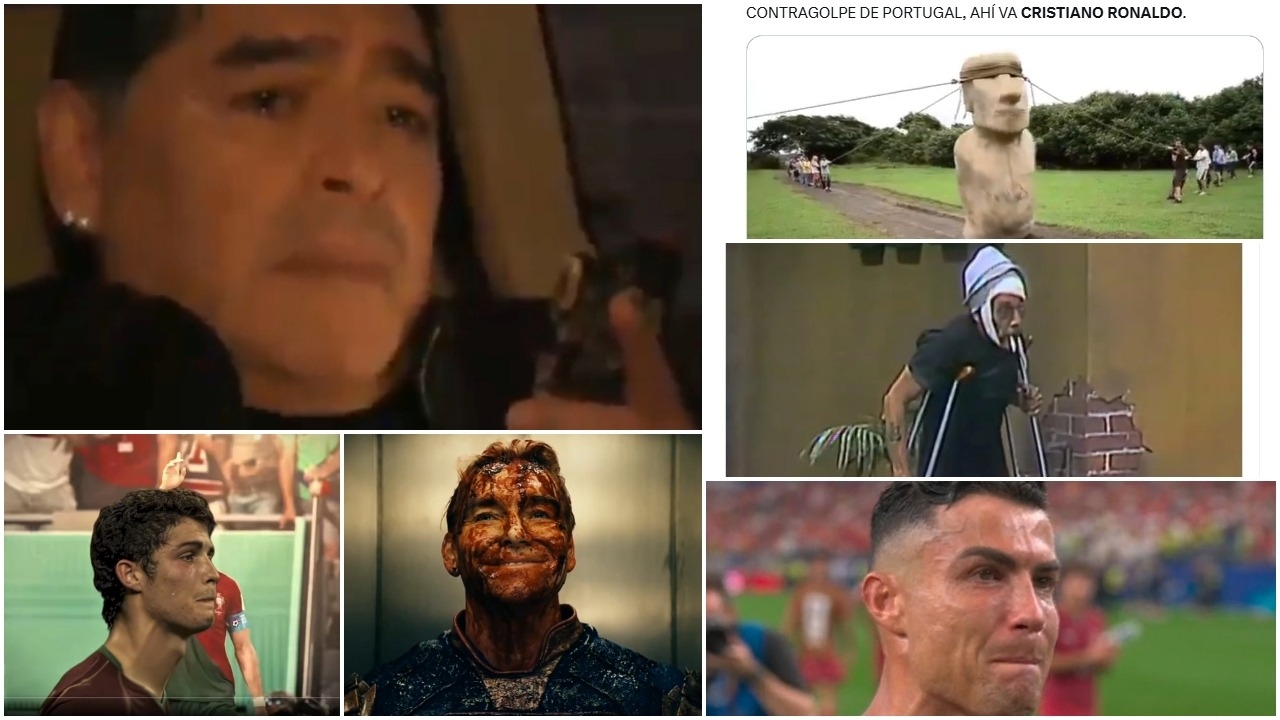España eliminó a Portugal y los memes por Cristiano Ronaldo no tardaron