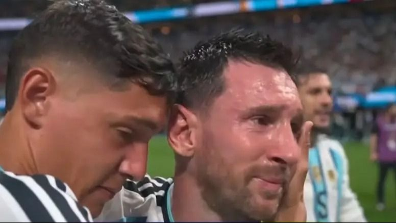 Messi lloró tras vencer a Egipto y protagonizó una imagen histórica