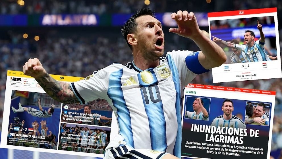 Cómo tomaron los medios del mundo la histórica remontada de Argentina