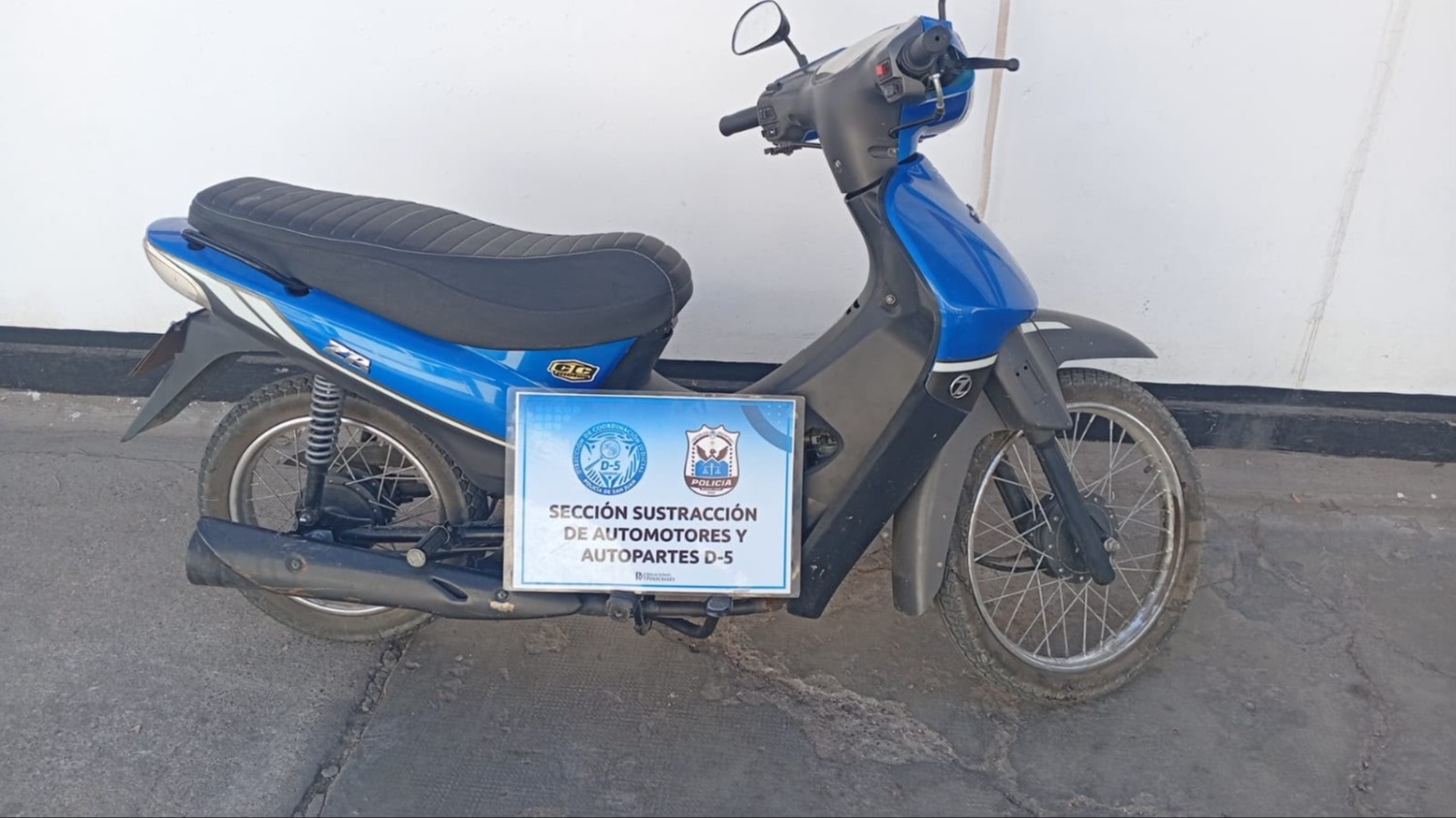 La Brigada de Automotores incautó una moto que sería robada 