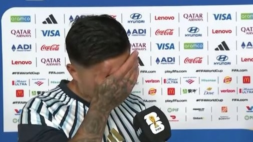 El llanto de Enzo Fernández al hablar de Messi y la remontada argentina
