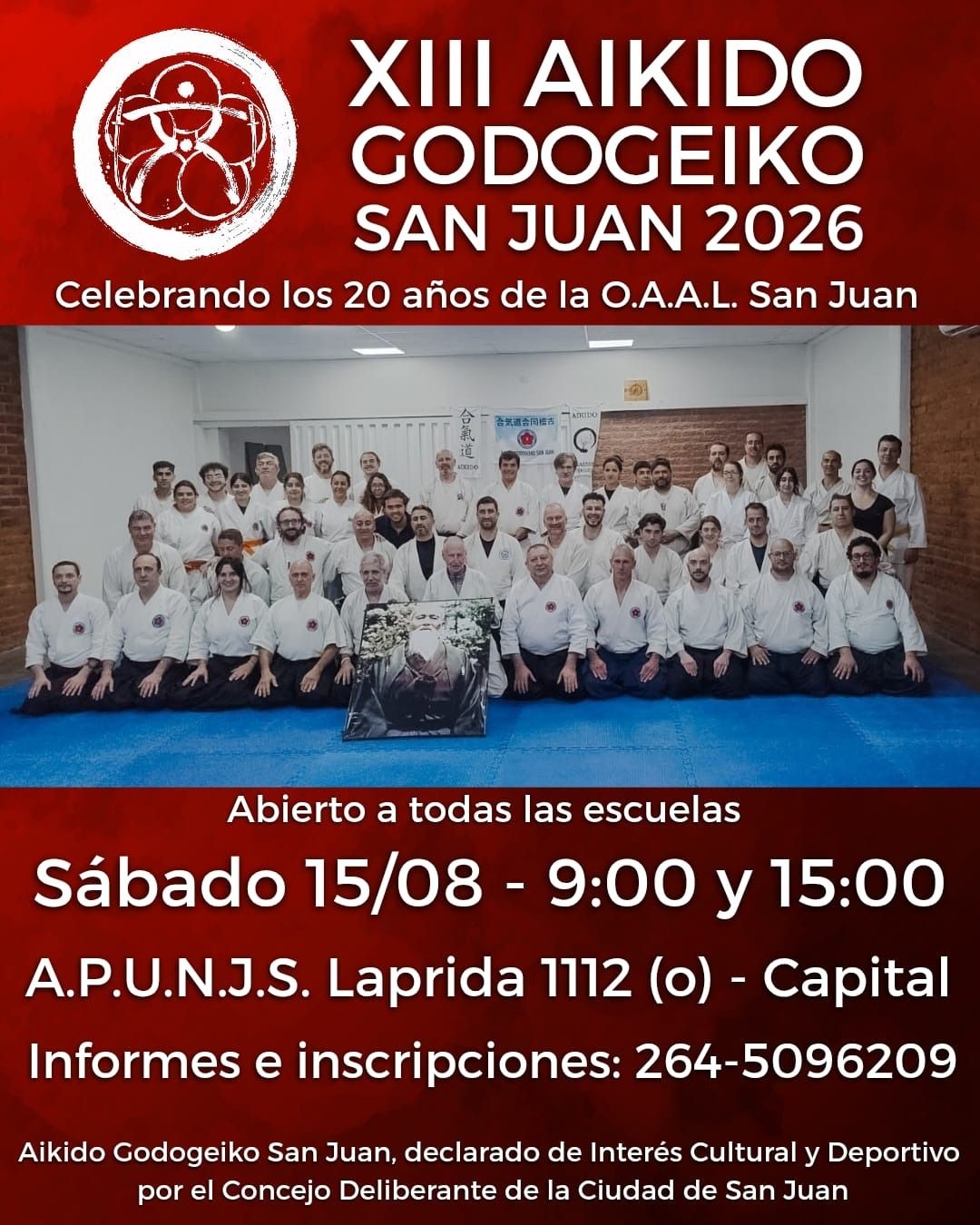 El flyer del evento. 