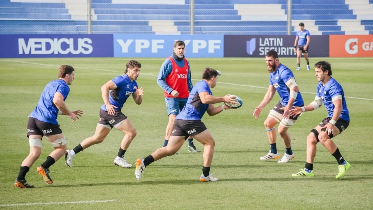 Los Pumas tuvieron su primera práctica en San Juan