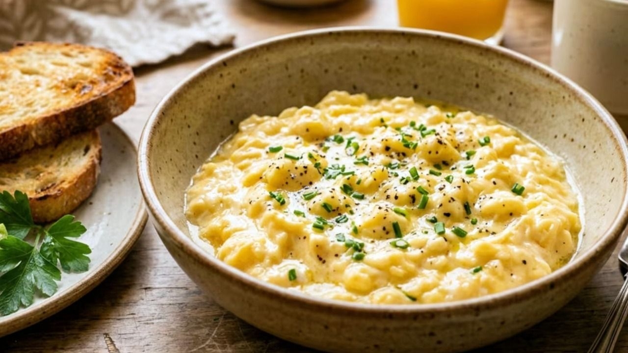El ingrediente secreto para lograr huevos revueltos cremosos y perfectos