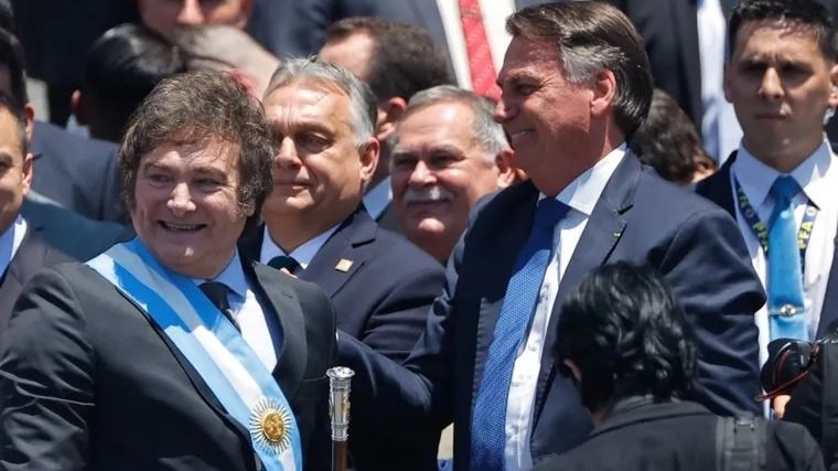 Milei viajará a Brasil para visitar a Jair Bolsonaro