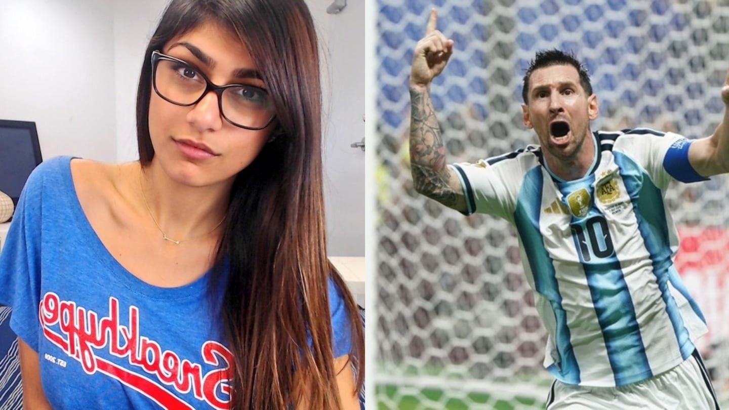 Mia Khalifa, actriz porno, apuntó contra Argentina en pleno Mundial